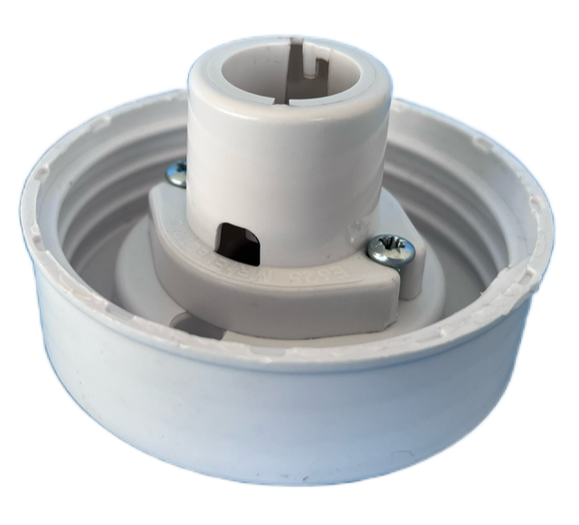 6" FIBRE GLASS WITH PORCELAIN LAMPHOLDER