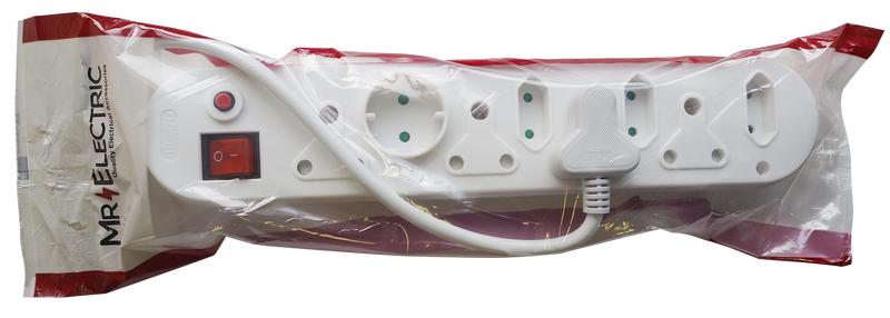 PRE-PACK EXTENDA PLUGS 4X15A 3X5A SCH+SW