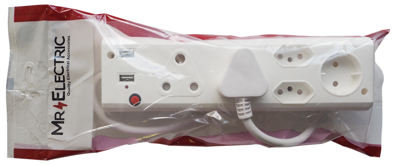 PRE-PACK EXTENDA PLUGS 2X16A 2XSL 2USB+SC