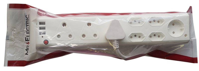 PRE-PACK EXTENDA PLUGS 3X16A 4X5A 3USB+SC