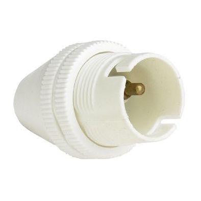 NYLON LAMPHOLDER CORDGRIP B22 WHITE