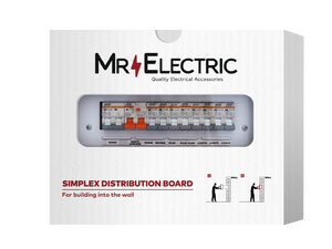 MR ELECTRIC PREPOPULATED EXTENDED FLUSH DISTRIBUTION BOARD