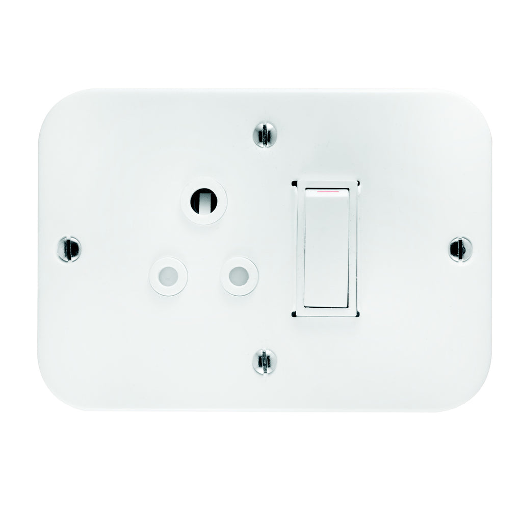 CRABTREE INDUSTRIAL SINGLE SOCKET METAL SURFACE BOX