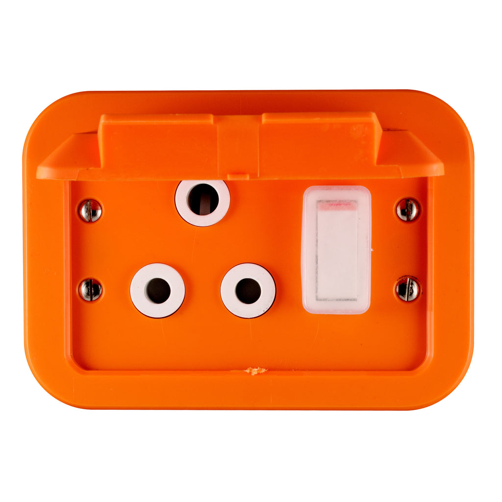 CRABTREE INDUSTRIAL SINGLE SOCKET METAL SURFACE BOX