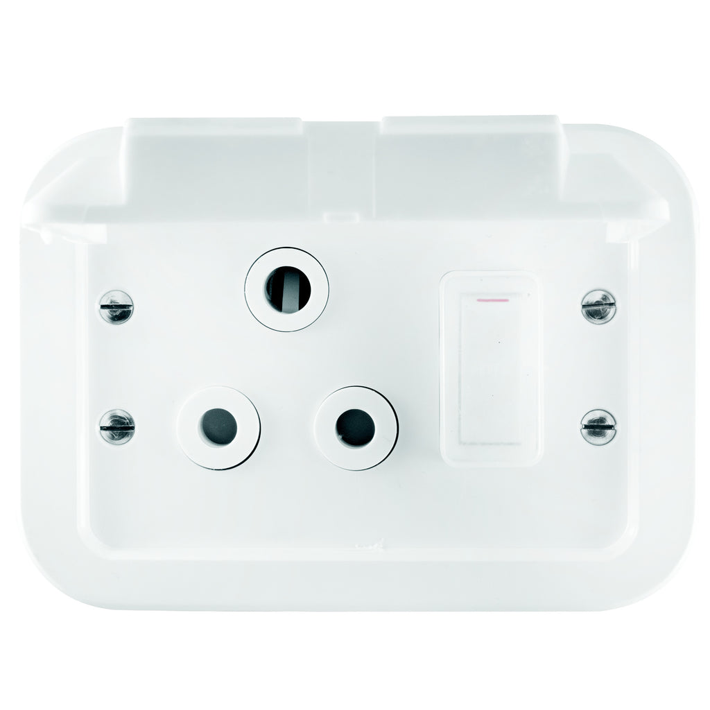 CRABTREE INDUSTRIAL SINGLE SOCKET METAL SURFACE BOX