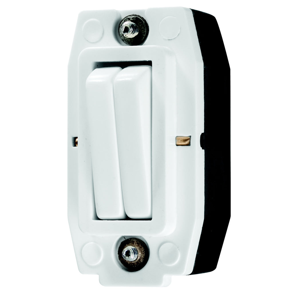 CRABTREE CLASSIC 1 LEVER 2X1 WAY 20A TWIN SWITCH (SCREW-ON)