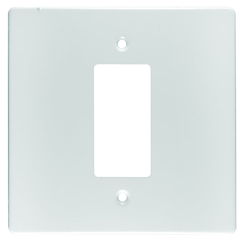 CRABTREE CLASSIC ISOLATOR COVERPLATE STEEL 4X4