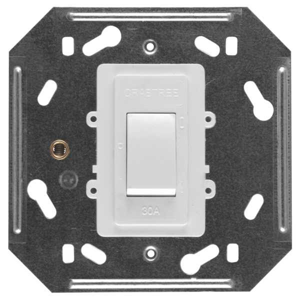 CRABTREE CLASSIC 30A DOUBLE POLE ISOLATOR + YOKE 4X4