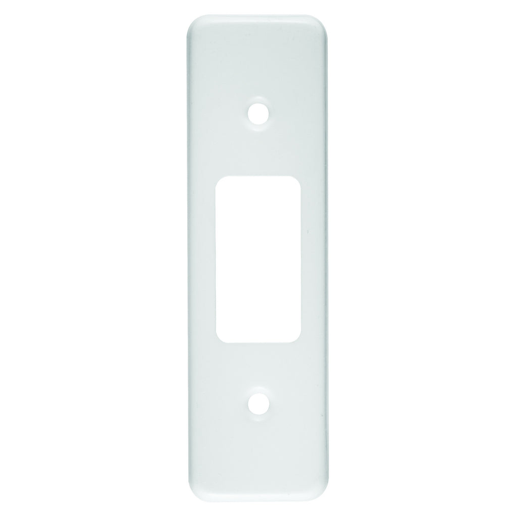 CRABTREE CLASSIC 1 LEVER ARCHITRAVE COVERPLATE STEEL