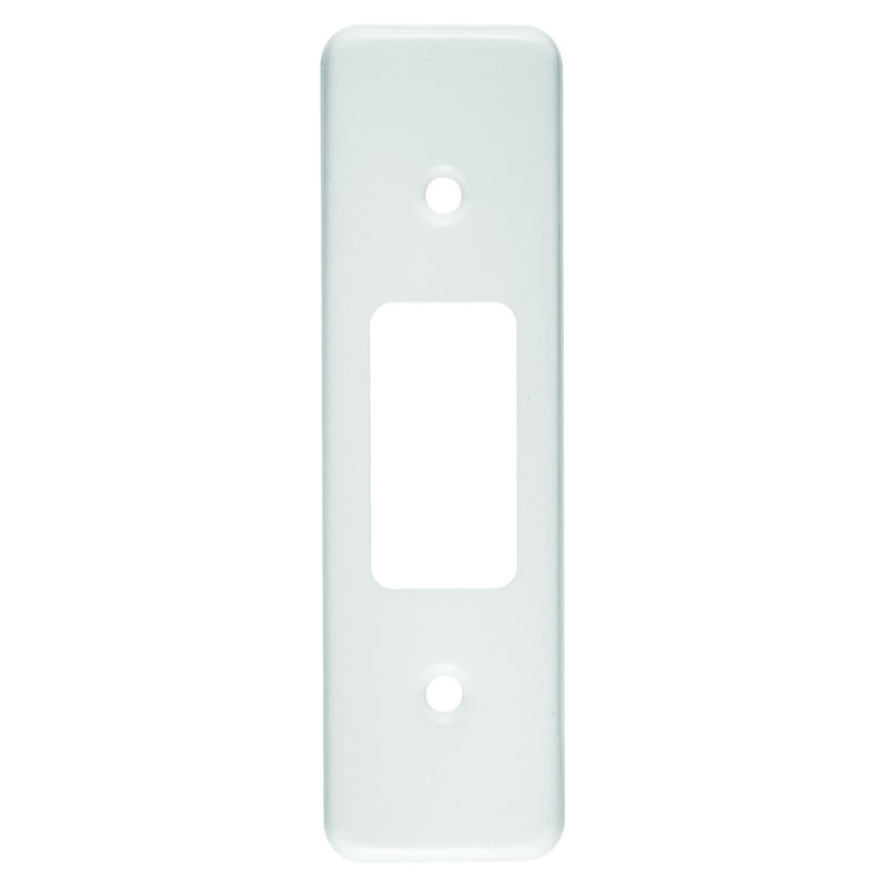 CRABTREE CLASSIC 1 LEVER ARCHITRAVE COVERPLATE STEEL