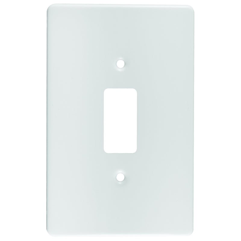 CRABTREE CLASSIC 1 LEVER COVERPLATE STEEL 4X2