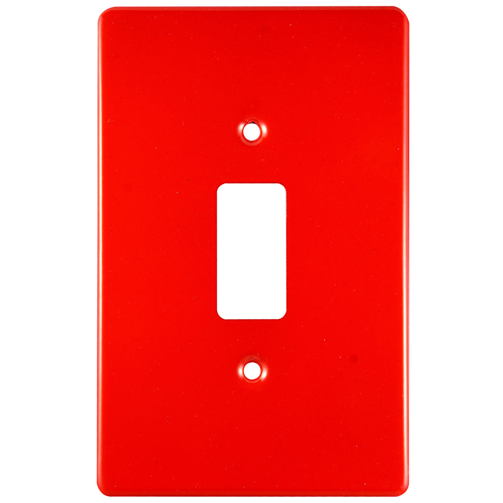 CRABTREE CLASSIC 1 LEVER COVERPLATE STEEL 4X2