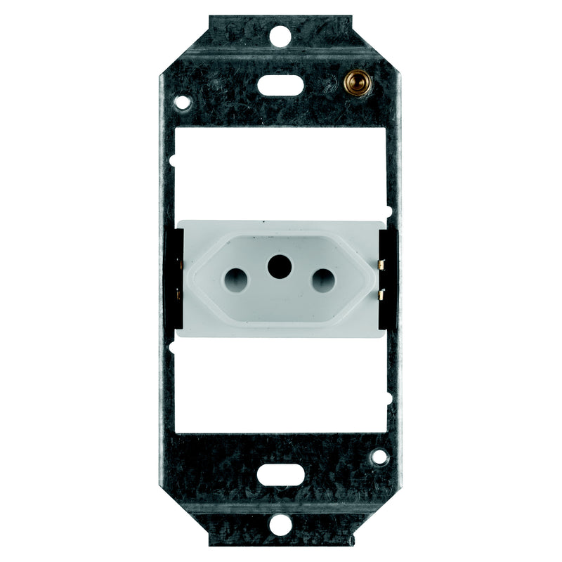 CRABTREE CLASSIC 16A SLIMLINE SINGLE SOCKET 164-2 + YOKE 4X2