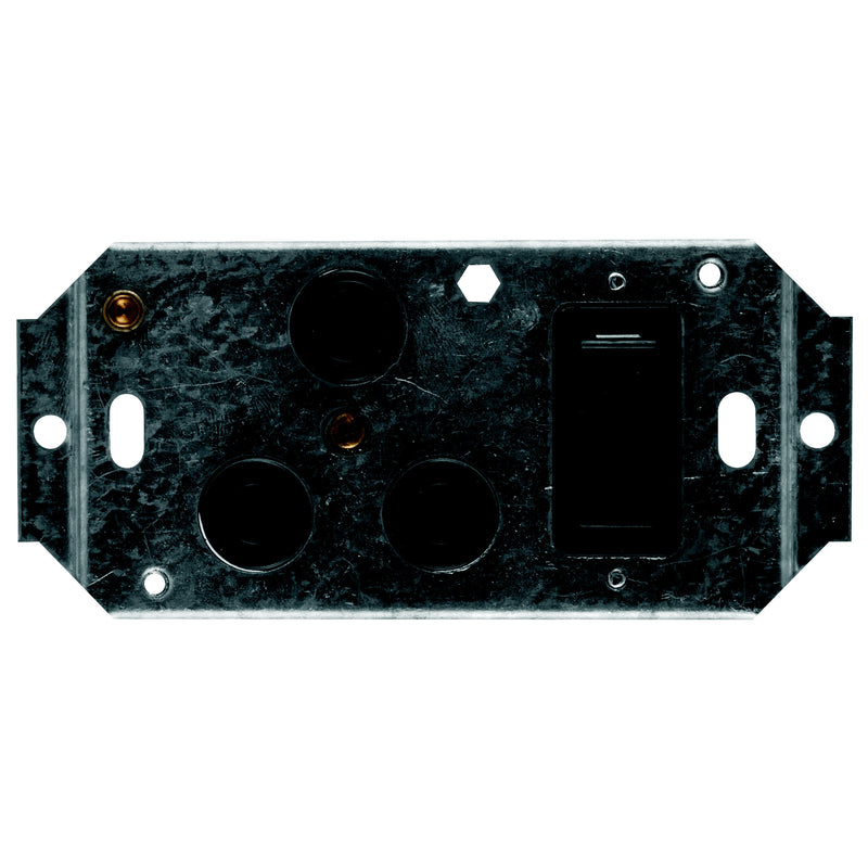 CRABTREE CLASSIC SINGLE 16A SWITCH SOCKET + YOKE 4X2 HORIZONTAL