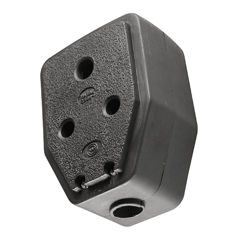 RUBBER NYLON JANUS COUPLER BLACK