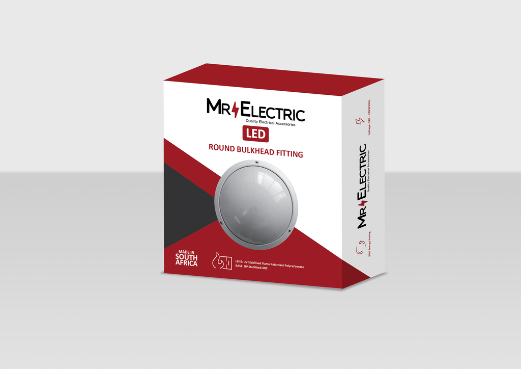 MR ELECTRIC ROUND BULKHEADS LED 18W GREY