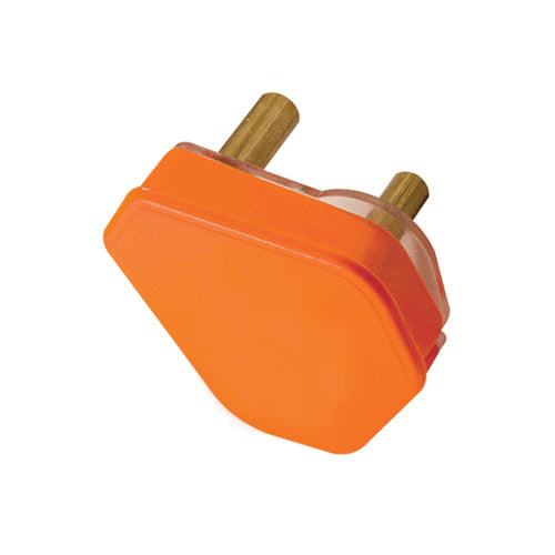 PLUG TOP 3 PIN 16A ORANGE