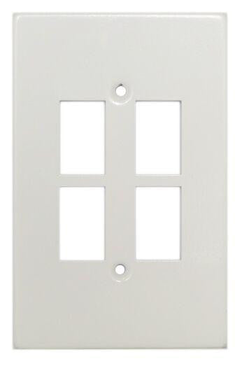 TITAN 4 LEVER STEEL COVER PLATE 4X2