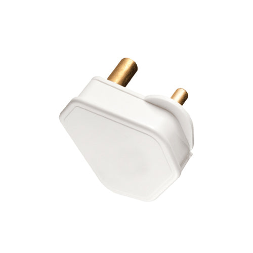 PLUG TOP 3 PIN 6A WHITE