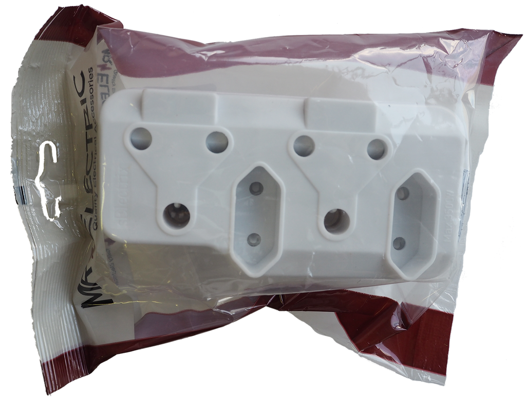 PRE-PACK MULTI PLUG 2X15A 2X5A