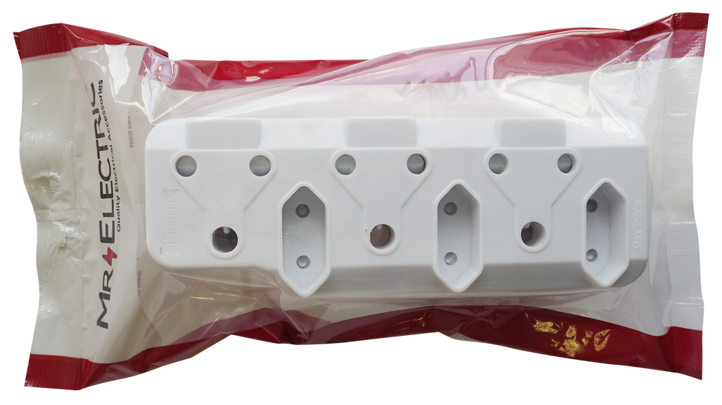 PRE-PACK MULTI PLUG 3X15A 3X5A