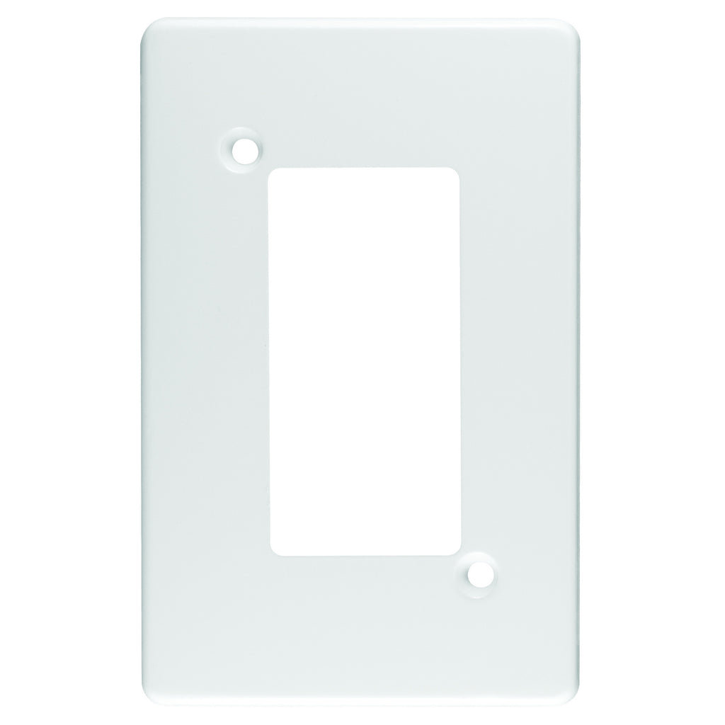 CRABTREE CLASSIC 4 LEVER COVERPLATE STEEL 4X2