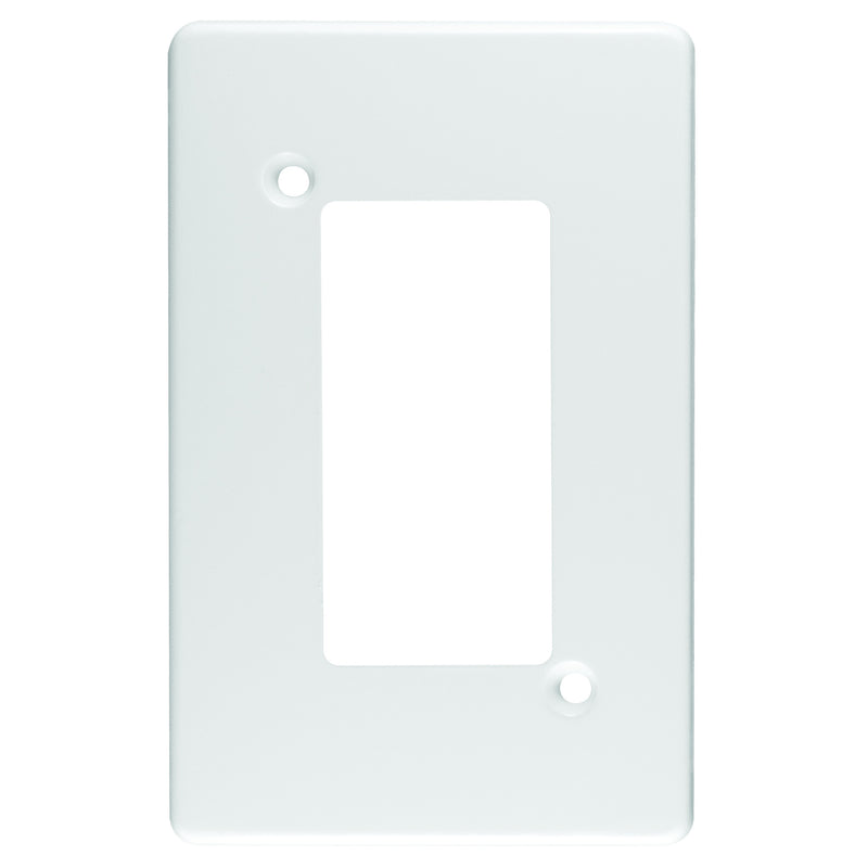 CRABTREE CLASSIC 4 LEVER COVERPLATE STEEL 4X2